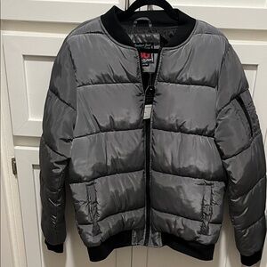 Gray Puffer Jacket